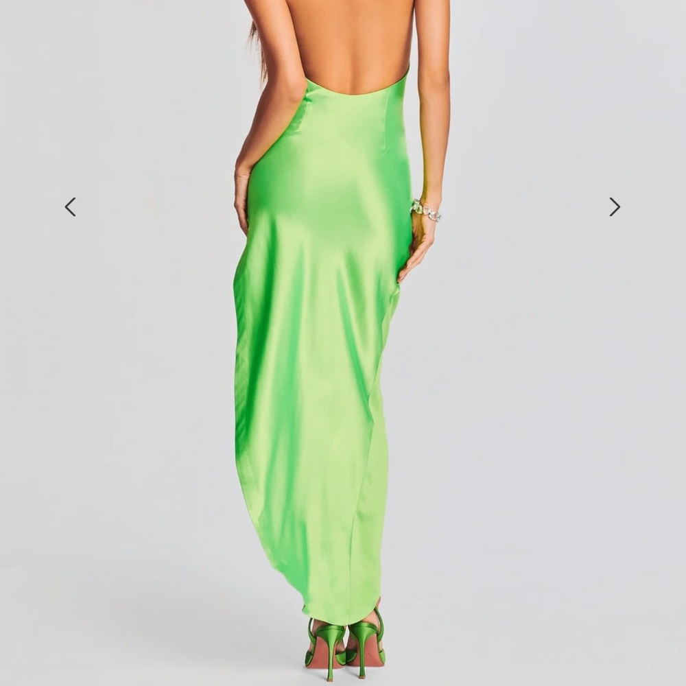 Retrofete Maria midi dress in lime punch xs - Picture 7 of 10
